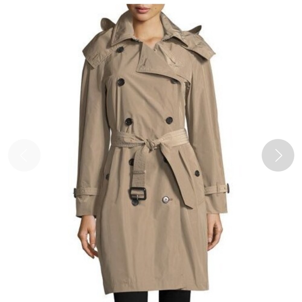 Burberry Amberford Packaway Rain Trench Coat (US 4)